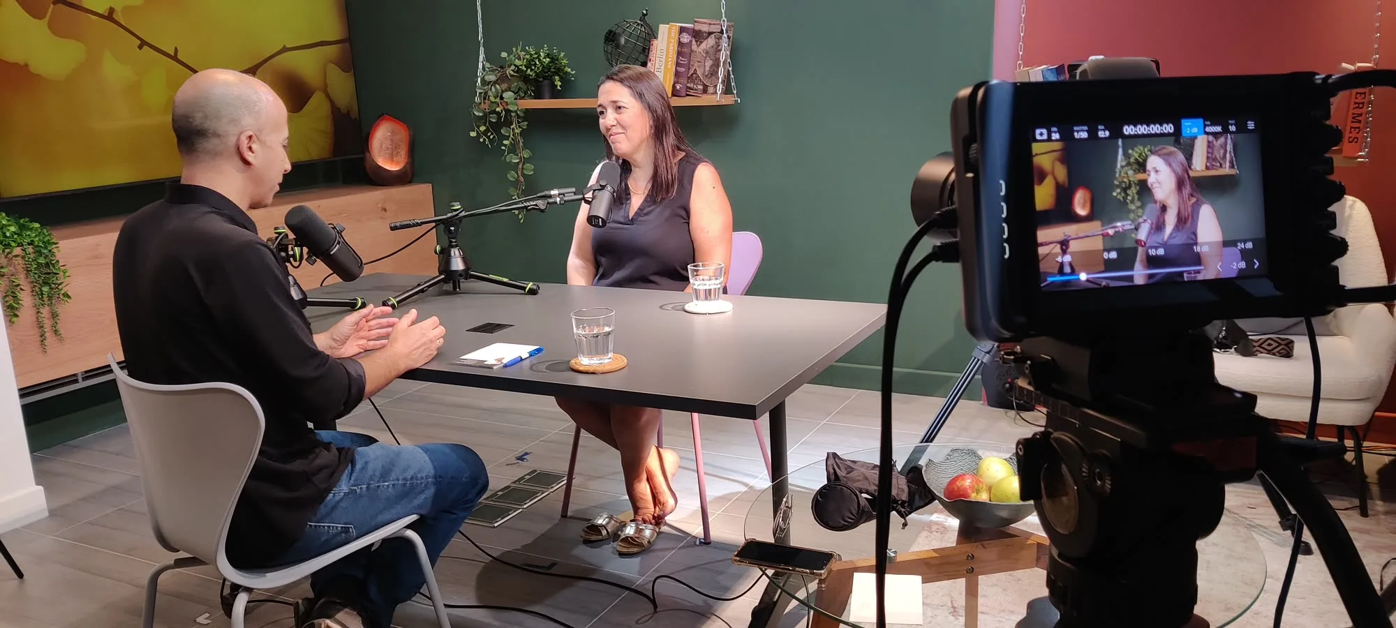 פודקאסט מצולם באולפן On Air